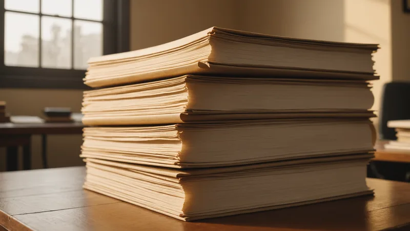 Special education teacher managing IEP paperwork
