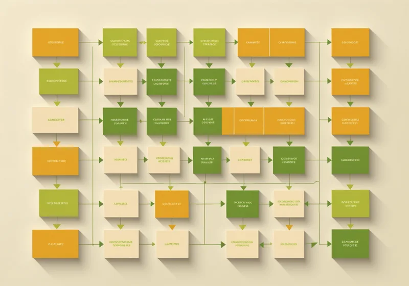 Visual representation of lesson planning structure and flow
